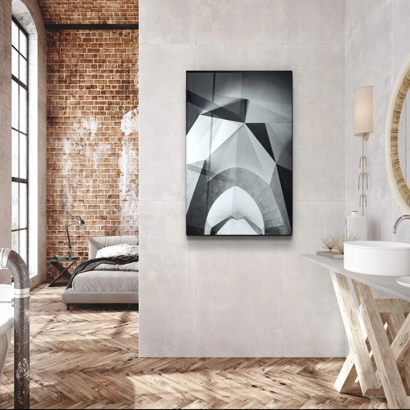 ・"Geometric Shapes"・Glass Wall Art - Image 2