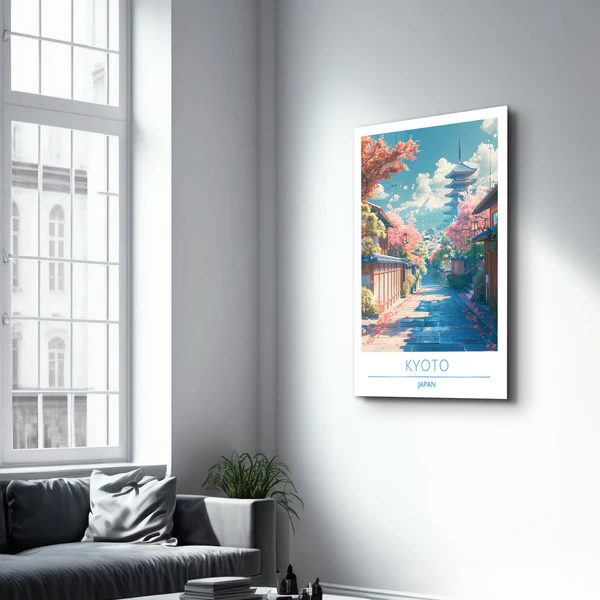 Kyoto Japan-Travel Posters | Glass Wall Art - Image 2