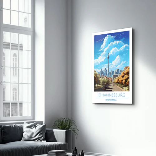 Johannesburg South Africa-Travel Posters | Glass Wall Art - Image 2