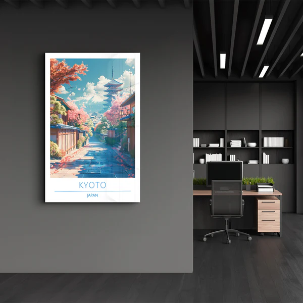 Kyoto Japan-Travel Posters | Glass Wall Art - Image 3
