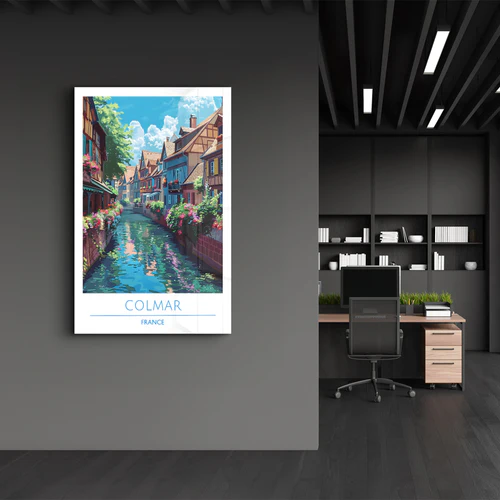 Colmar France-Travel Posters | Glass Wall Art - Image 3