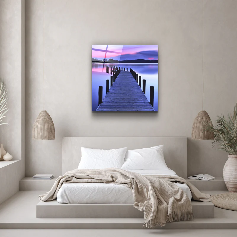 ・"Quay"・Glass Wall Art - Image 3