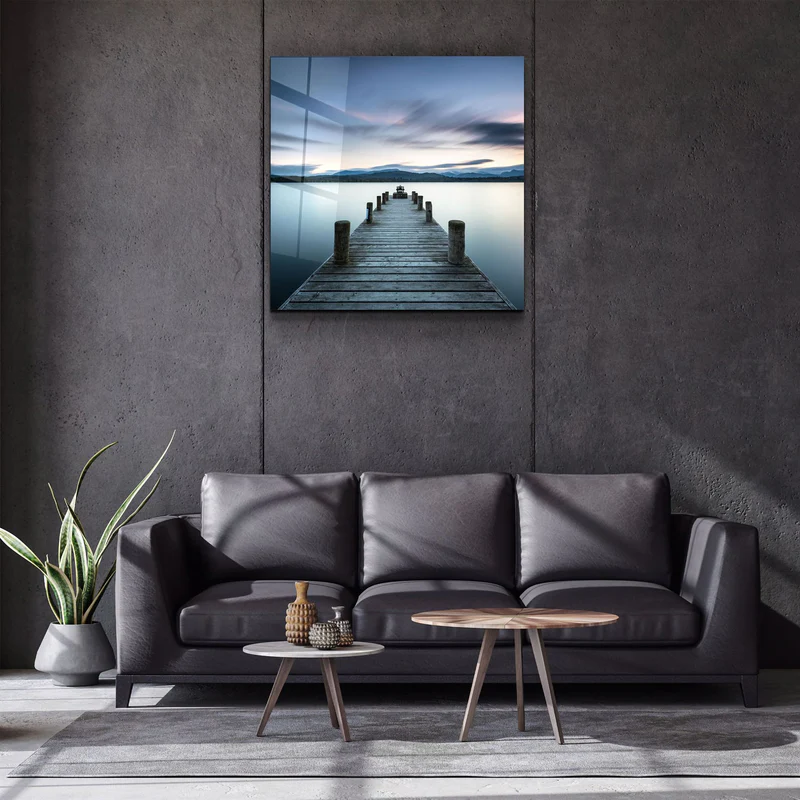 ・"Quay"・Glass Wall Art - Image 2