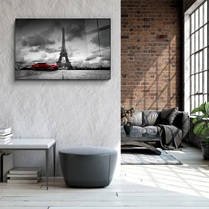 ・"Eiffel Tower"・Glass Wall Art - Image 3
