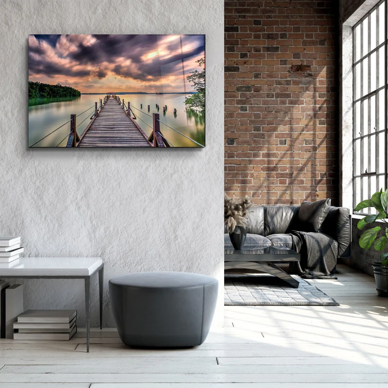 ・"Pier 17"・Glass Wall Art - Image 3