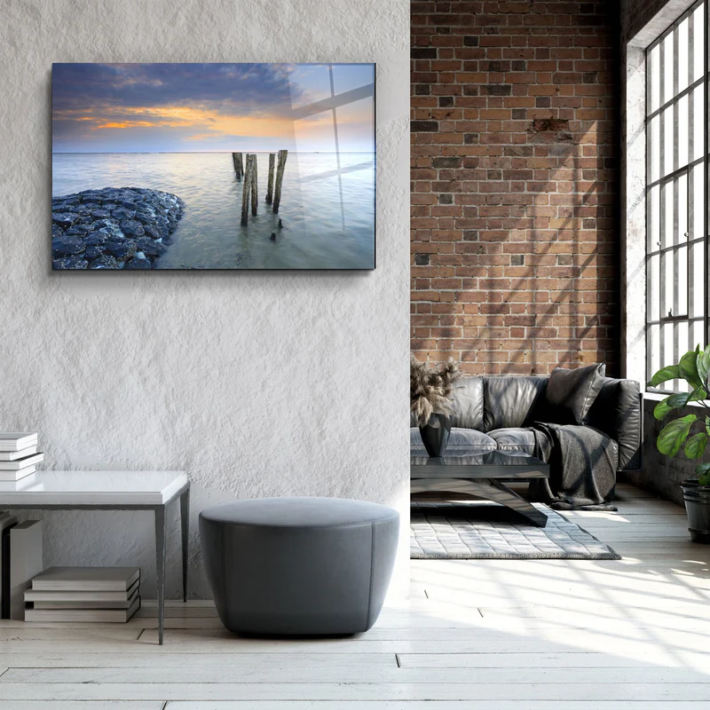 ・"Sunset"・Glass Wall Art - Image 3