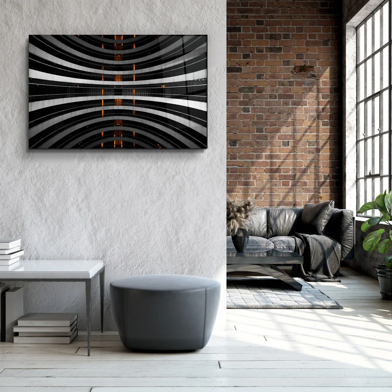 ・"Interesting Architecture"・Glass Wall Art - Image 3