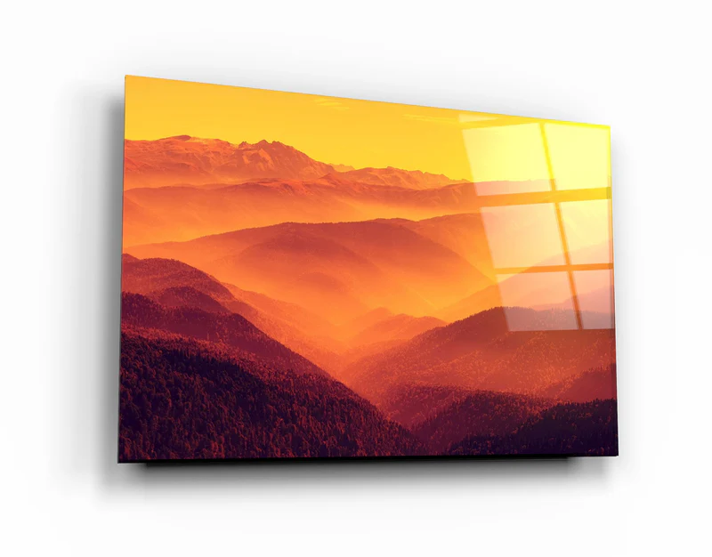 ・"Far Away"・Glass Wall Art