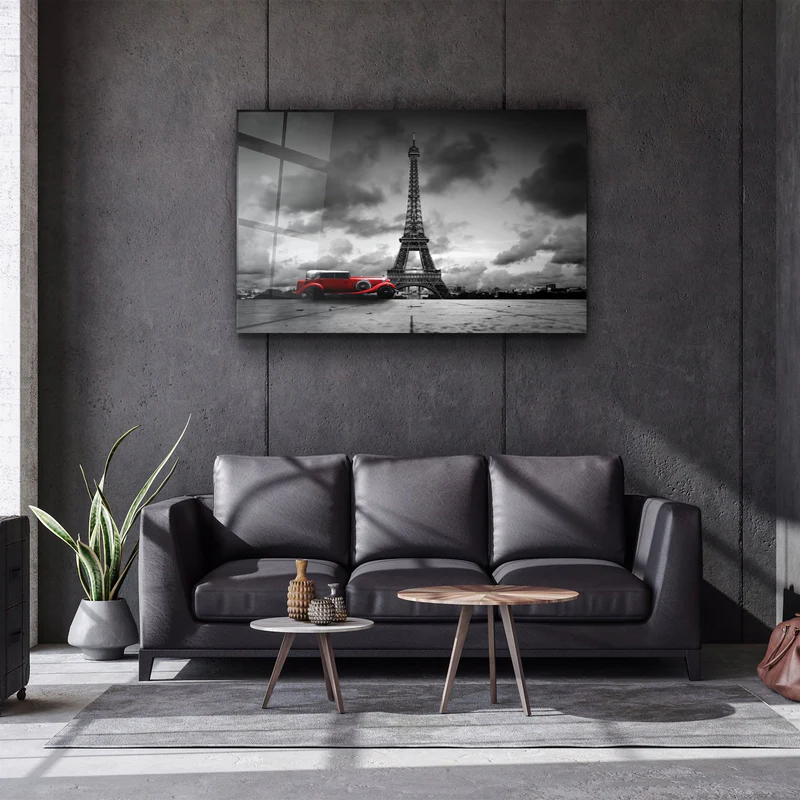 ・"Eiffel Tower"・Glass Wall Art - Image 2