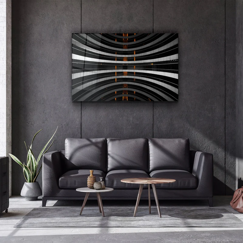 ・"Interesting Architecture"・Glass Wall Art - Image 2