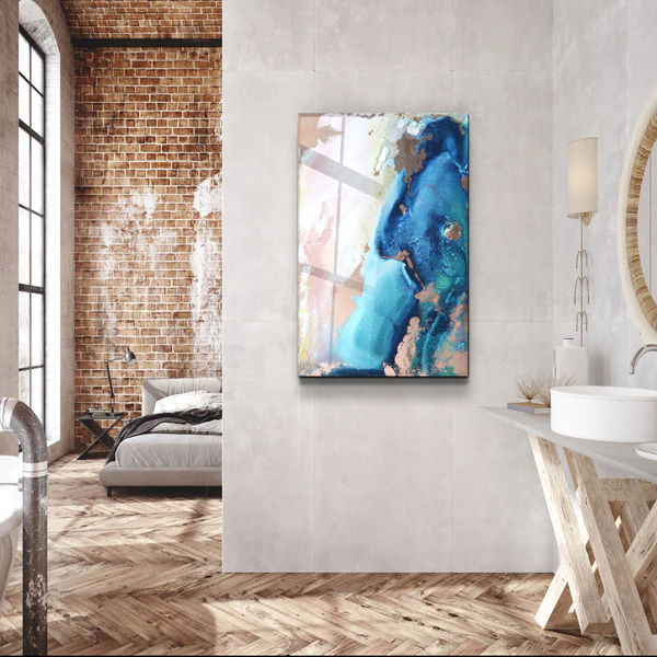 ・"Marble Design"・Glass Wall Art - Image 3