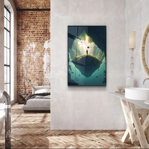 ・"In The Secret World"・Secret World Collection Glass Wall Art - Image 2