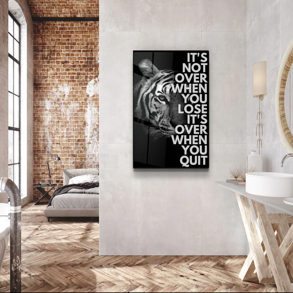 It is Not Over | Designers Collection Glass Wall Art) - Image 3