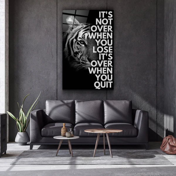 It is Not Over | Designers Collection Glass Wall Art) - Image 2