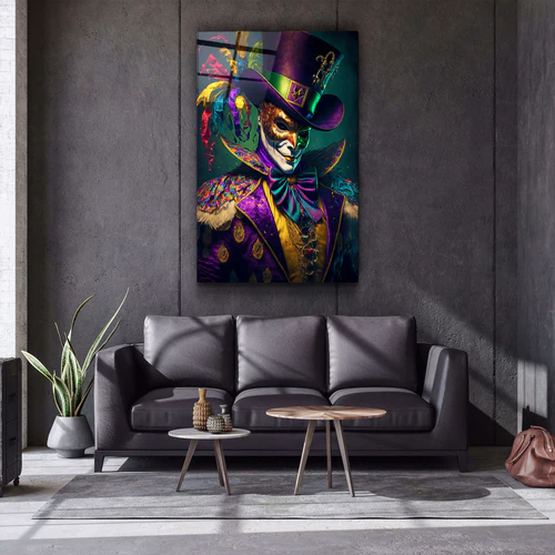 ・"Zodiac Signs - Libra"・Rounded Glass Wall Art (Copy) - Image 2