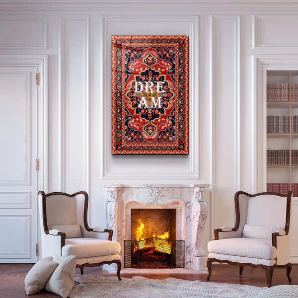 ・"Carpet Of Dream"・Designers Collection Glass Wall Art - Image 3