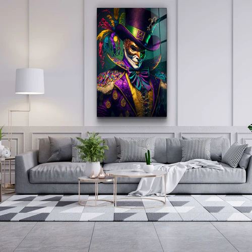 ・"Zodiac Signs - Libra"・Rounded Glass Wall Art (Copy) - Image 3