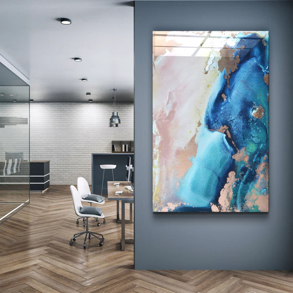 ・"Marble Design"・Glass Wall Art - Image 2