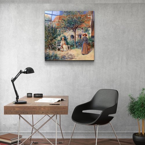 ."In Brittany (En Bretagne) (1886) by Pierre-Auguste Renoir". Glass Wall Art - Image 2
