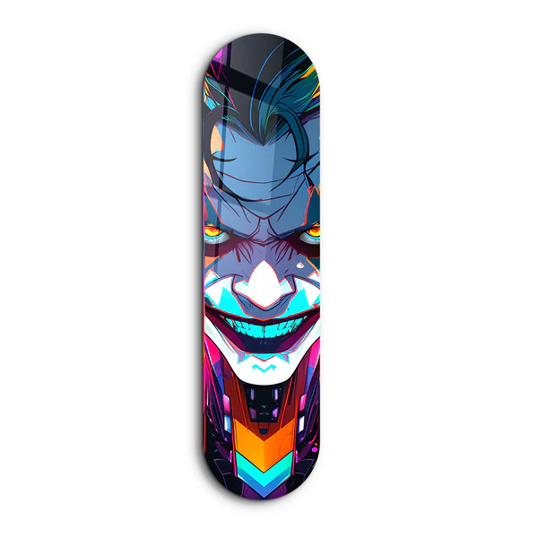 Joker Anime Style | Glass Wall Art