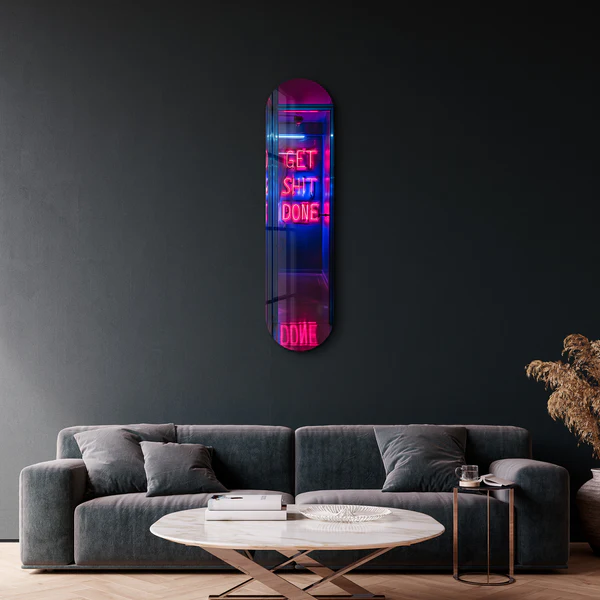 Get $hit Done | Glass Wall Art - Image 2