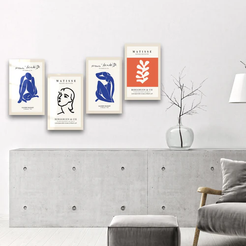 ."Matisse Quadro ". Contemporary Gallery Collection Glass Wall Art - Image 3