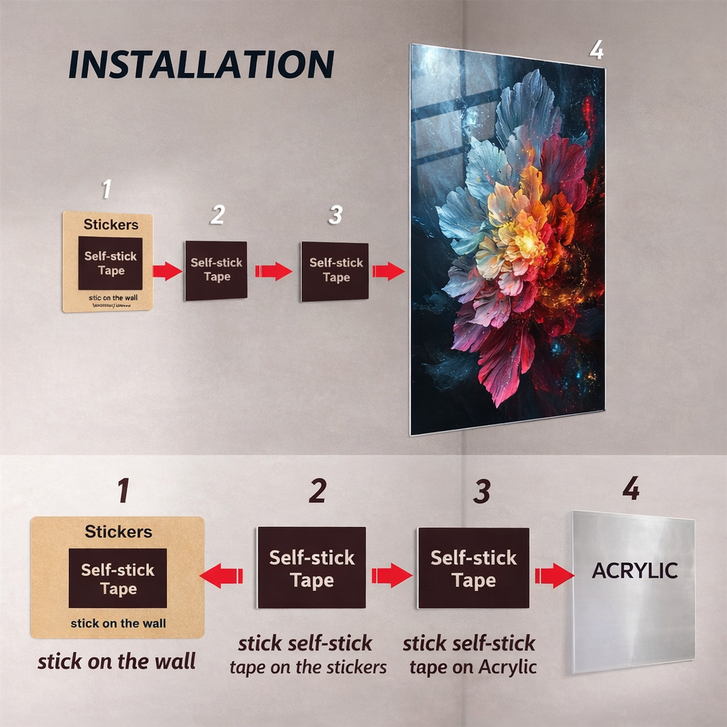60x40cm Acrylic Poster - Image 4